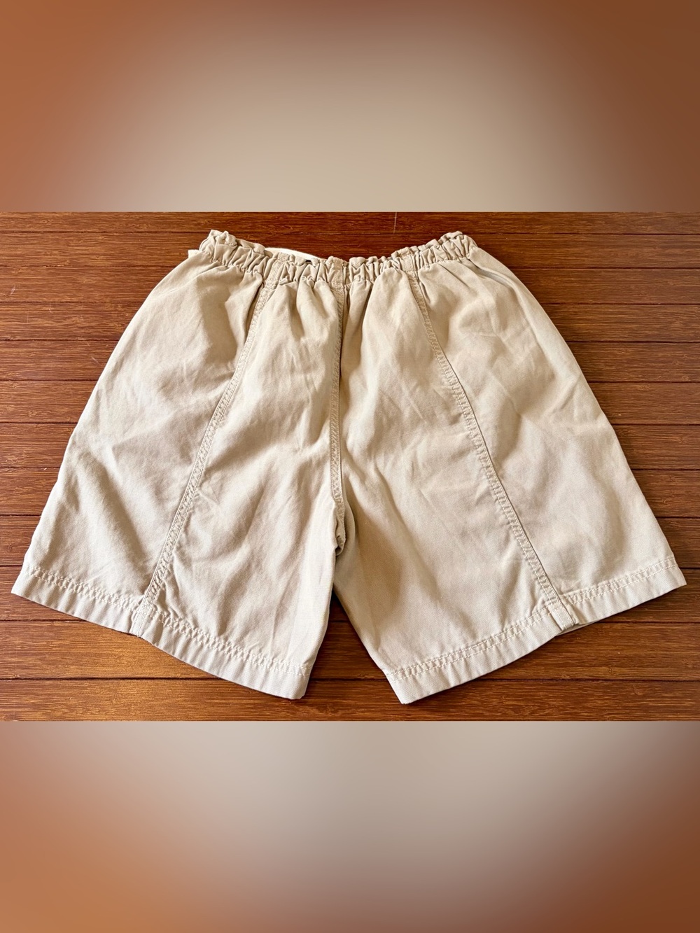 Aerie Jort 7" inseam Cotton canvas color Stone Harbor khaki neutral size Small - Picture 3 of 4